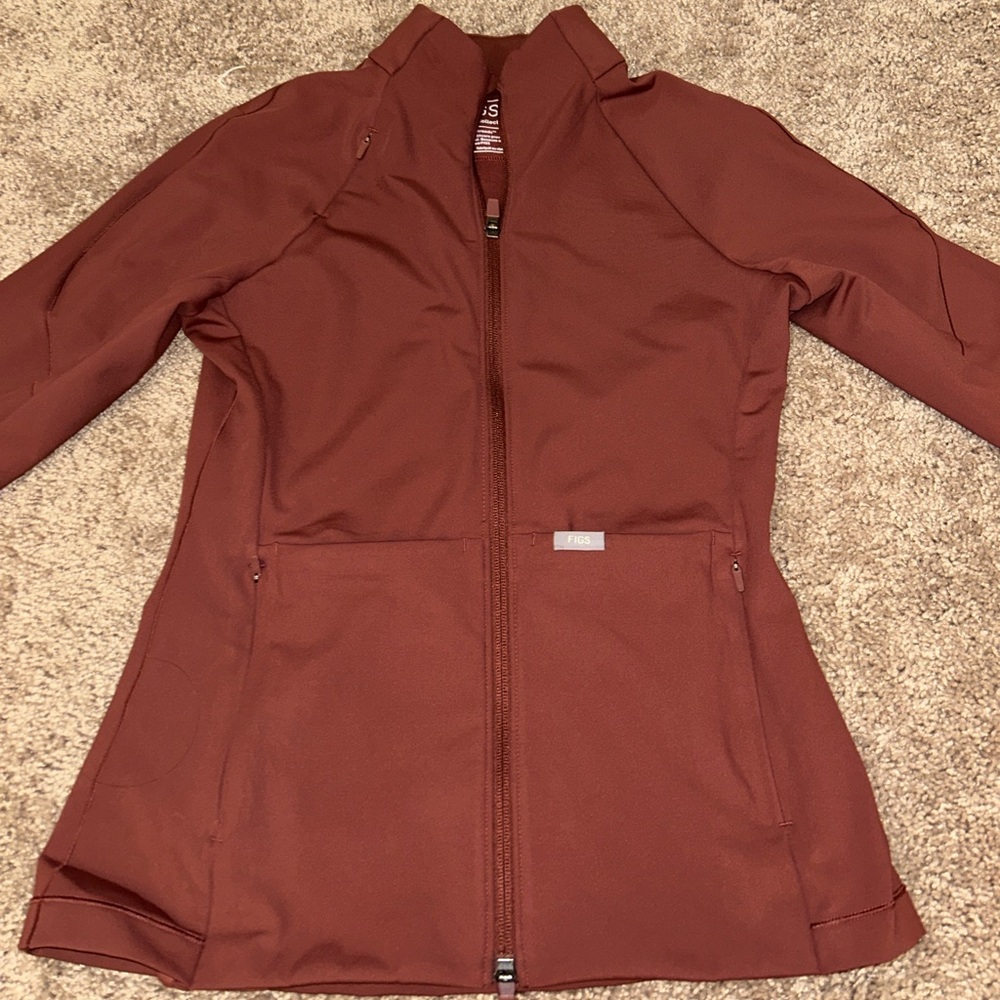 FIGS Women’s Contour Jacket S in Walnut
